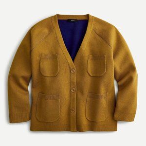 JCrew s. XL Front-pocket sweater-blazer